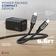 thumbnail image 4 of OXAA 65W USB C GaN Fast Charging Bundle-Includes Premium USB-C Cable, Compact Type-C Adapter, Compatible with iOS & Android Devices, Laptops & Tablets, 4 of 7