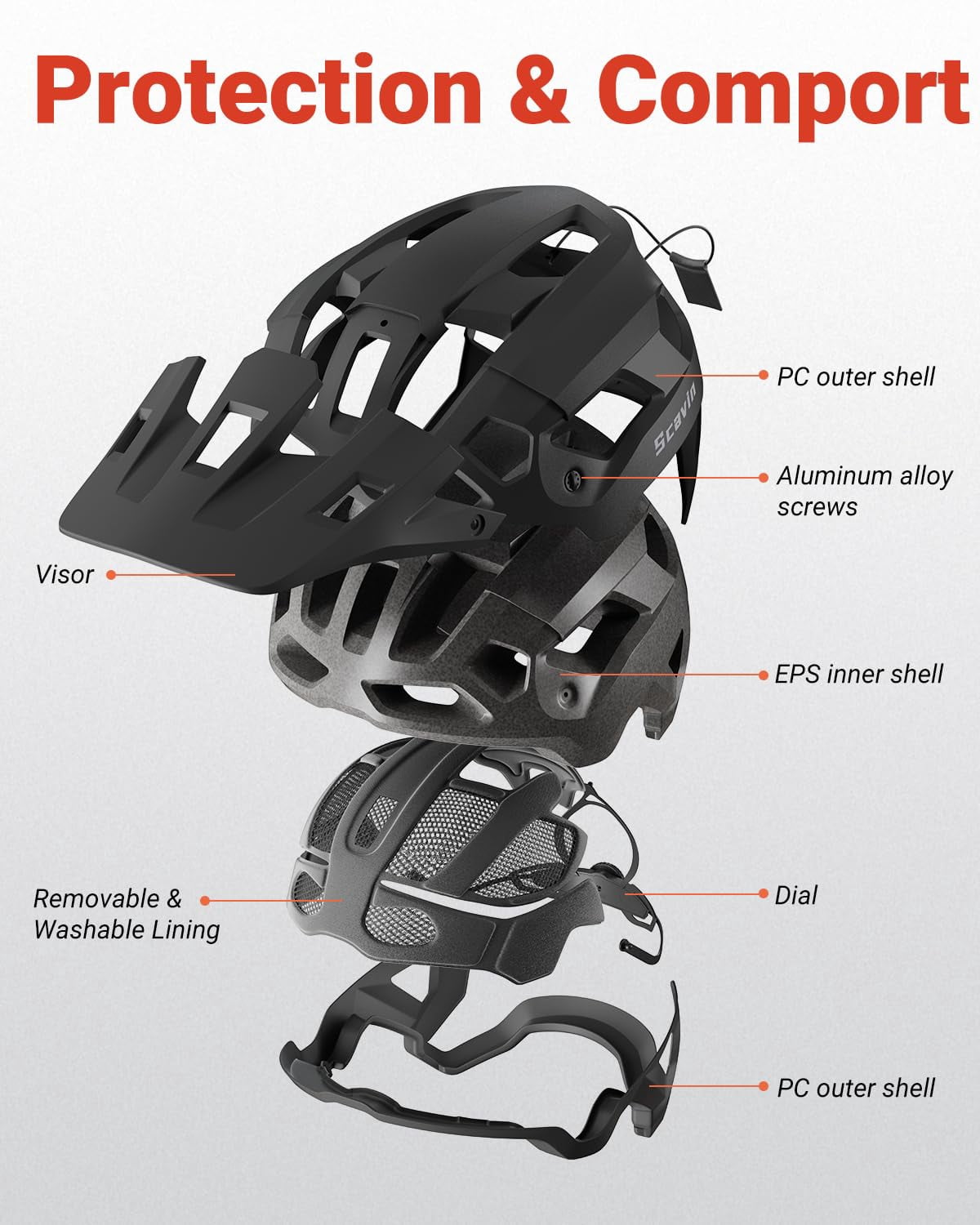 Mountain Bike For Adult  Nta 8776 E-bike & Road Bicycle Certified Adjustable Mtb Cycling Men Women Visor &magnetic Buckle