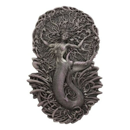 Fertility Figurine Ebros Celtic Irish Mythology Mermaid Triple Goddess Aine Wall Decor Deity of The Sun Summer Wealth Love Fertility and Sovereignty Hanging Plaque Figurine Mother Maiden Crone Arts by Maxine Miller ()