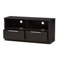 thumbnail image 2 of Wholesale interiors 2-Drawer TV Stand, Espresso Brown, 2 of 7