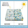 thumbnail image 6 of Colorful Flower Floor Pillow 22 Inch Large Square Cushion, Abstract Watercolor Design, Soft for Meditation & Balcony, 6 of 7
