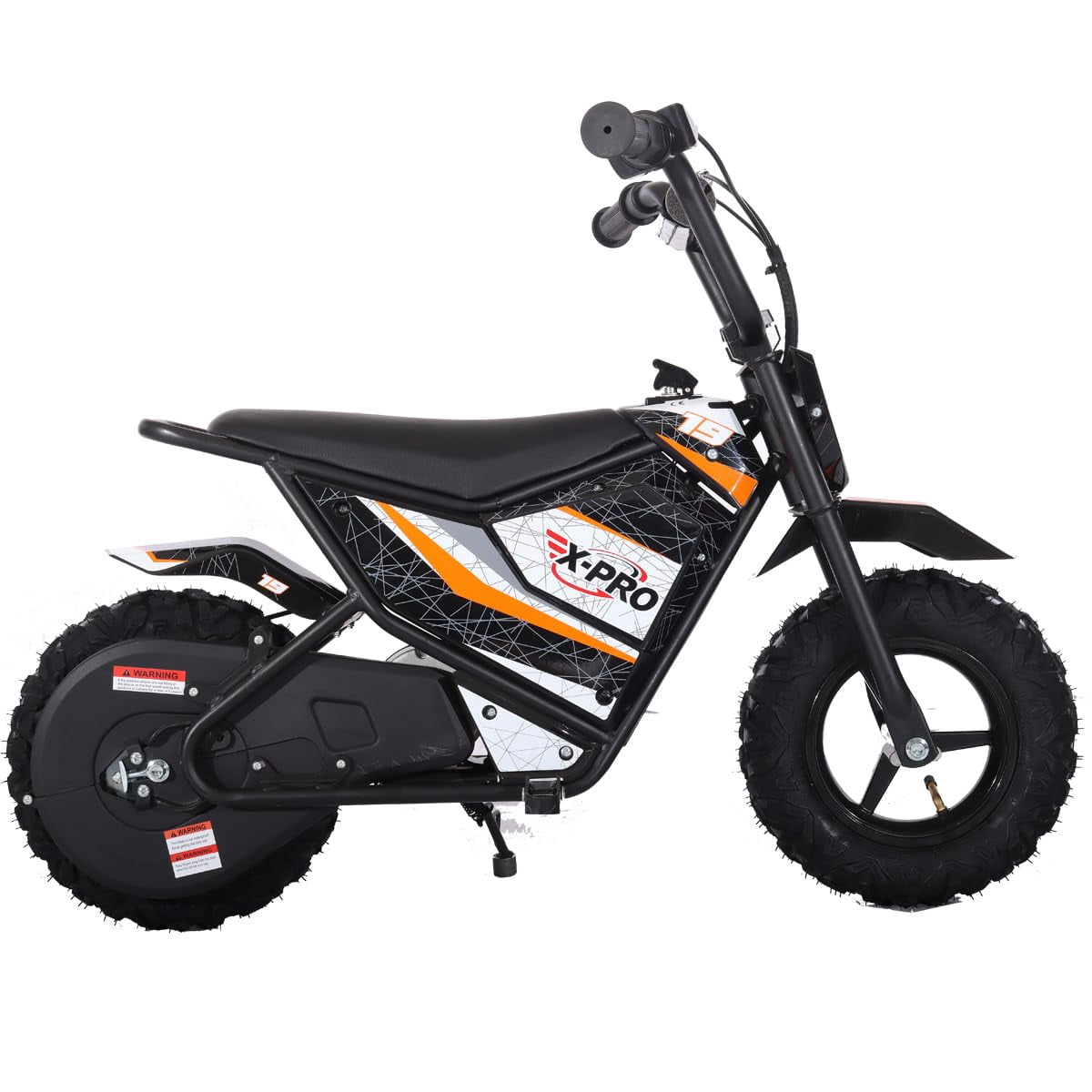 X-Pro XP250E 250W 24V Electric Dirt Bike with Chain Drive! 6.5" Wheels! Rear Disc Brakes!