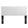 thumbnail image 2 of Modway Eloise Channel Tufted Performance Velvet King/California King Headboard in White, 2 of 4