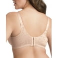 thumbnail image 2 of Women's Bali 3372 Double Support Lace Wirefree Spa Closure Bra (Maroon Dusk 36C), 2 of 3