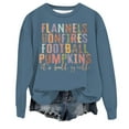 thumbnail image 1 of WEAIXIMIUNG Sweatshirts pour Femmes Sans Capuche avec Graphiques Sweat à Capuche Décontracté Col Rond Imprimé Lettres Anglaises, 1 of 3
