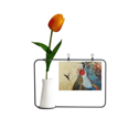 thumbnail image 1 of Golondrinas Chinese Antique Illustrator Tarjeta de jarrón artificial de tulipanes, 1 of 3