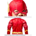 thumbnail image 2 of Disfraz de superhéroe Rubie's The Flash Deluxe para niños y niños, 2 of 7