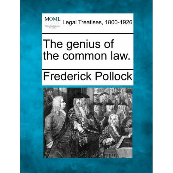 The Genius of the Common Law. (Paperback)
