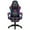 Purple, variant on Hoffree Gaming Chair with Speakers Big and Tall Office Chair with Footrest Heavy Duty Gamer Chair with Lumbar Support Height Adjustable 360-Swivel Seat and Headrest for Adults, 400lbs