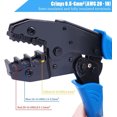 thumbnail image 3 of HS-30J 0.5-6mm Assorted Insulated Wire Crimping Plier Terminal Crimp Pliers Tool, 3 of 7