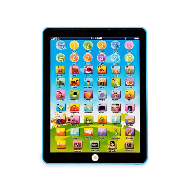 Tablet de aprendizaje STOULKD para niños con 6 juegos a partir de 3 años