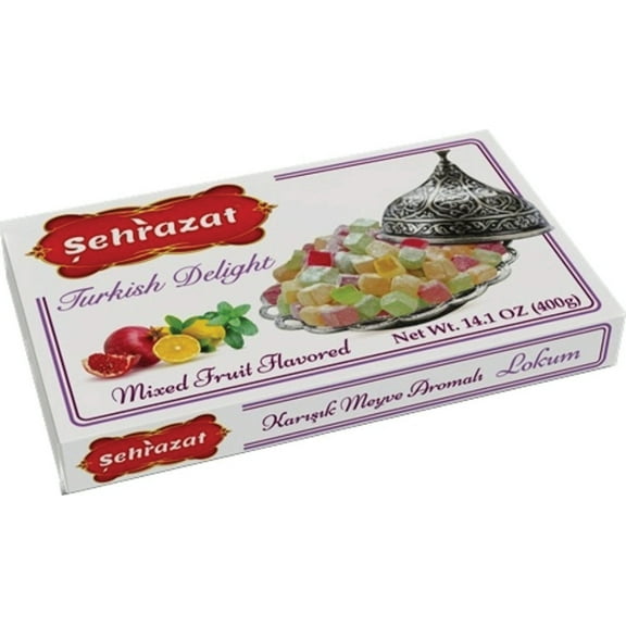 Sehrazat Turkish Delight Mix Fruit 400 Gr