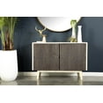 thumbnail image 2 of Ixora 2-door Wood Accent Cabinet White Washed and Black, 2 of 13