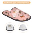 thumbnail image 3 of Slippers for Women, Pink Cute Cartoon Cat Heart Womens Slippers Fuzzy Winter House Shoes, Soft Anti-Skid Slippers Indoor and Outdoor, 3 of 5