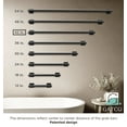 thumbnail image 2 of Gatco 948MX Elevate 42" ADA Compliant Stainless Steel Grab Bar, Matte Black, 2 of 4