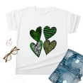 thumbnail image 4 of QIPOPIQ T-Shirts à Manches Courtes pour Femmes à Col Rond St. Patrick's Day T-Shirts pour Dames T-Shirt Shamrock T-Shirt Vert T-Shirts St Patricks Day T-Shirts Léopard Cœur T-Shirts Amples pour les Fêtes T-Shirts Graphiques Aubaines, 4 of 4
