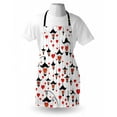 thumbnail image 4 of Love Apron, Lanterns and Heart for Valentine's Day Small Lamp Classic Antique, Unisex Kitchen Bib with Adjustable Neck for Cooking Gardening, Adult Size, Vermilion Scarlet, by Ambesonne, 4 of 4