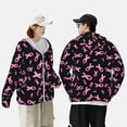 thumbnail image 4 of Balery Breast Cancer Awareness Sudadera ligera de manga larga con capucha y protección solar UPF 50+ para hombre y mujer, ideal para pesca y running-X-Large, 4 of 7