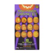 Green Plastic Pumpkin Pro Family Pumpkin Carving Kit, by Fun World
