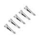 thumbnail image 2 of 5 Unidades Moda Hombres De Plata Corbata Tie Bar Broche Clip, 2 of 5