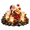D001- Santa, variant on Christmas Lighted Centerpiece with Flameless Candle Glow, Indoor Christmas Table Centerpiece, Outdoor Solar Lights for Yard