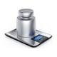 thumbnail image 2 of Báscula de cocina digital, báscula de cocina gris, báscula digital, báscula doméstica digital, báscula de cocina electrónica con gran superficie de pesaje de acero inoxidable, gramos de precisión, 2 of 7