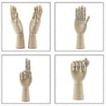 thumbnail image 5 of Wooden Hand Model Wood Artist Drawing Manikin Mannequin With Flexible Fingers, 5 of 5