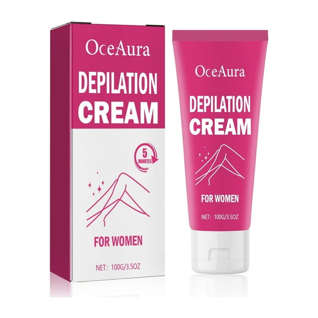 Crema depilatoria para mujeres, gel depilatorio, loción depilatoria, adecuada para todo tipo de piel, exceso de vello, 100 g