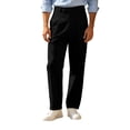 thumbnail image 3 of Zynoxe Men's Suit Pants with Side Pockets Wrinkle-Resistant Loose Straight Leg Pants Pleated Solid Color Dress Pants Casual Business Work Pants for Men, 3 of 9