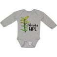 thumbnail image 3 of Inktastic Nebraska Girl Goldenrod Flower Girls Long Sleeve Baby Bodysuit, 3 of 5
