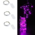 thumbnail image 1 of Paquete De 3 Juegos De Luces Led Estrelladas Con 10 Micro Led En Alambre De Cobre De 3,3 Pies (1 M) De Luces De Hadas Alimentadas Por 2 Pilas Cr2032 (Incluidas) Para Decoraciones De Mesa De Bodas O Fi, 1 of 1