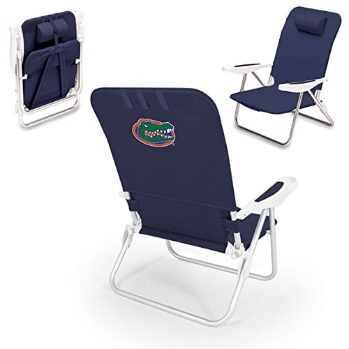 Picnic Time Monaco Beach Chair Blue(U Of Florida Gators) Digital Print