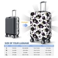 thumbnail image 5 of Picia Daisies Flowers Luggage Protector Cover Thicken Suitcase Protector Cover Fit 18-32 Inch Luggage-Small, 5 of 9