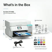 Epson EcoTank ET-4950 Wireless All-in-One Color Supertank Printer – White