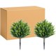 thumbnail image 5 of Set of 4-25-pulgada artificial cedar topiary trees con ground spike para indoor y outdoor use, 5 of 7