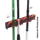 thumbnail image 3 of Fishing Rod Holders Rod Rack Vertical Pole Holder Wall Mount Modular for Garage Fishing Pole Display Stand, 3 of 5