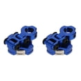thumbnail image 4 of Set de 2 Piezas Adjustable RC Car Cuerpo Post Shell de MetalCompacto y Ligero Azul profundo, 4 of 7