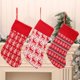 thumbnail image 5 of 3 calcetines navideños de punto Bolsa de regalo de Navidad Adornos navideños Calcetines navideños colgante de regalo, 5 of 5