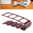 thumbnail image 4 of Boîte de Rangement pour Télécommande en Faux Cuir, Plateau de Rangement pour Télécommande Tv avec 4 Compartiments Boîte de Rangement pour Table de Chevet Bureau pour DVD Blu Ray, 4 of 7