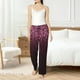 thumbnail image 4 of Balery Pink Glitter Sparkles A Pantalones de pijama para mujer, pijamas ultraligeros, pantalones de estar por casa-Large, 4 of 6