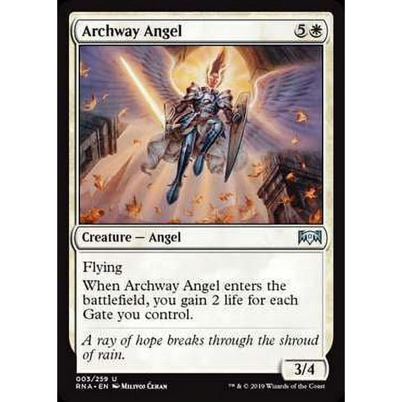 MtG Ravnica Allegiance Uncommon Archway Angel #3