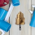thumbnail image 6 of Pipe Reaming Drill Bits, PVC Pipe Reamer Hexagon Shank Drill Bits, Pipe Reamer Tool, Water Pipe Drill Tools for Metal, Copper, Aluminum, Iron, 6 of 9
