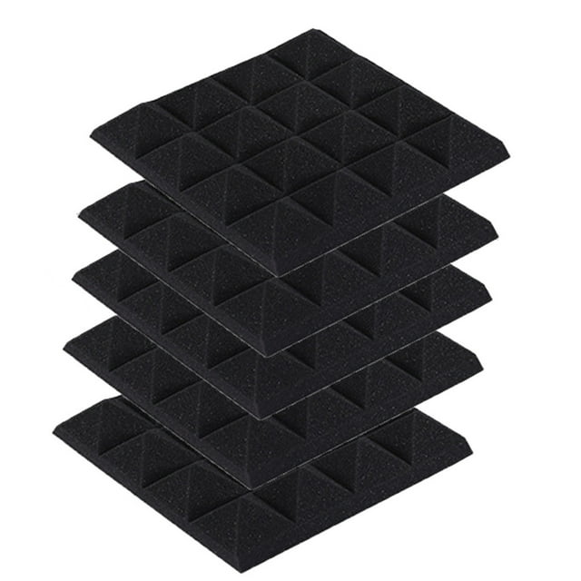 PEONAVET Sound Insulation Sponge 5Pcs Acoustic Foam Stop Absorption Sponge KTV Soundproof