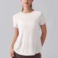 thumbnail image 5 of Lmnyox Short Sleeve Workout Shirts Womens Breathable Lightweight Crew Neck Open Back Yoga Tops Quick Dry Sport Tee, 5 of 8