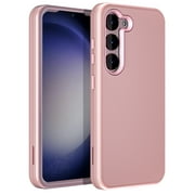 For Samsung Galaxy S23 (6.1 inch) Case Hybrid Shockproof Heavy Duty Hard Cover --Rose Gold