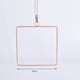thumbnail image 5 of Billuyoard de hierro forjado dorado de estilo nórdico, colgante de aro geométrico aéreo, pared del hogar, boda, bricolaje, decoración colgante de Decoración No.01 Billuyoard  JJ23459-01, 5 of 6