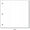 White, variant on 3 Hole Paper 8 1/2 X 11 - 100 Papers Per Pack (White)