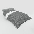 thumbnail image 3 of Ambesonne Black and White Bedding Set 3 Pcs, Cubical Forms, Twin XL, White Black, 3 of 3
