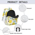 thumbnail image 4 of Lemon Backpack for School,Cute School Bag,Schoolbag with Adjustable Shoulder Straps & Padded Back,15"x11.42"x5.5", 4 of 6