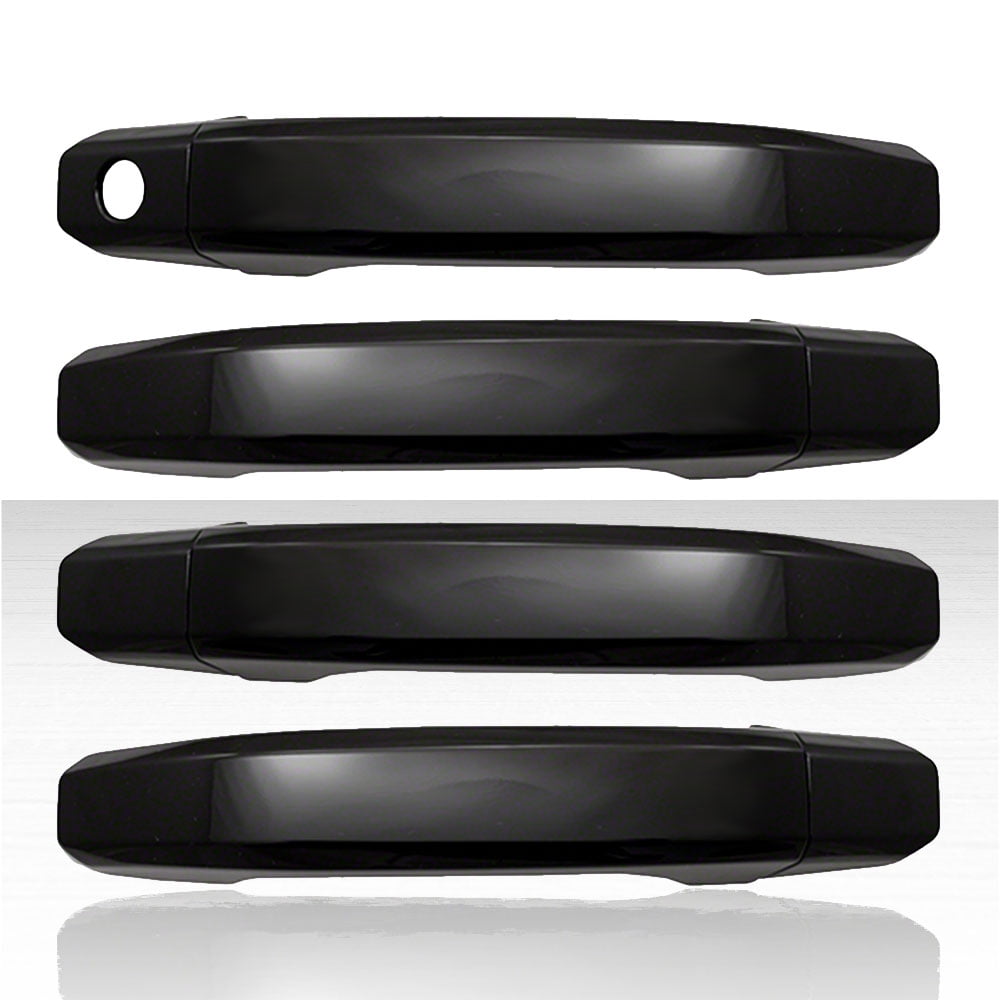 Set of 4 Door Handle Covers for 1519 Chevy Tahoe LS/LT Matte Black w
